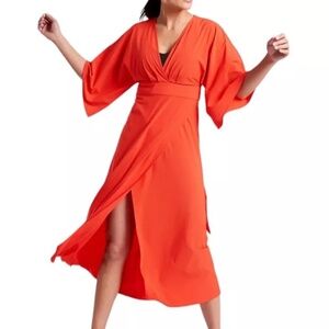 NWOT Athleta Calistoga Kimono Wrap Swim Cover up, Size XS Petite